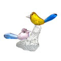 LONGWIN Crystal Bird Couples Home Table Decoration Ornaments  Crystal Animal Figurines