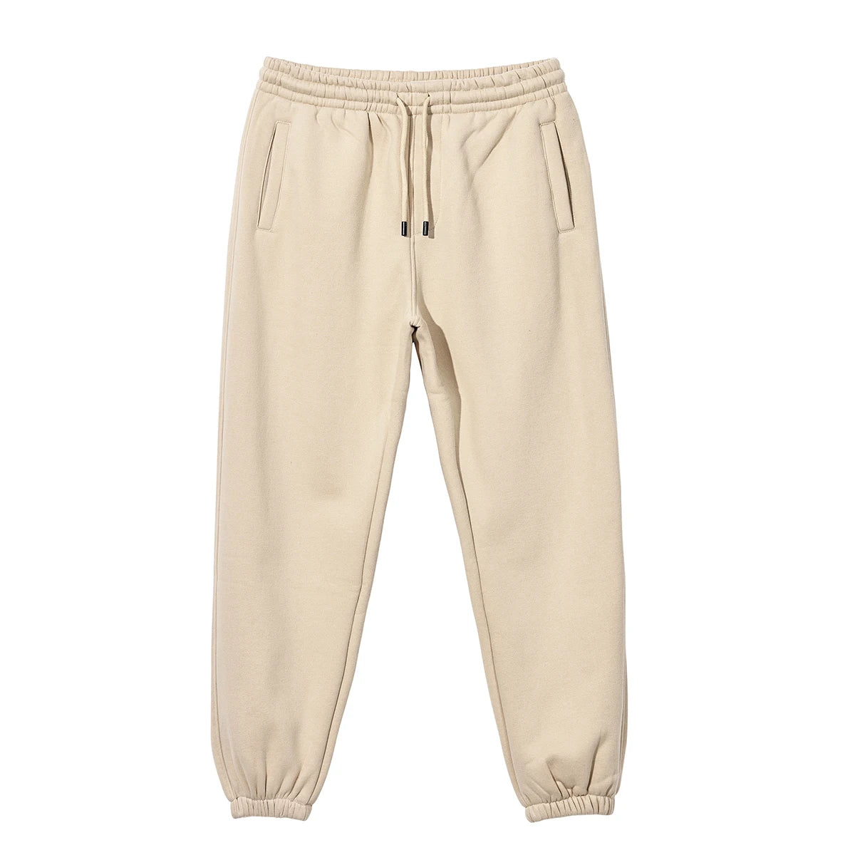 Wholesale Custom Cotton Cargo Blank Sweatpants Jogger Fashion Drawstring Thick Loose Sweatpants for Men