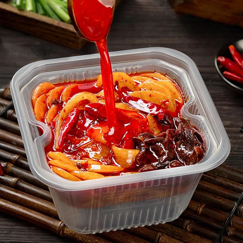 Very Popular Spicy Self-Heating Vegetable Instant Hot Pot Fresh Style Gluten-Free Buckwheat-Based Low-Sodium Bulk Bag Boxes Cups