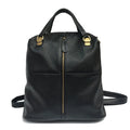 Multi-purpose Dual-use Backpack Casual Daypacks Travel Ladies Backpack Large Capacity Unisex Genuine Cow Leather Handbags