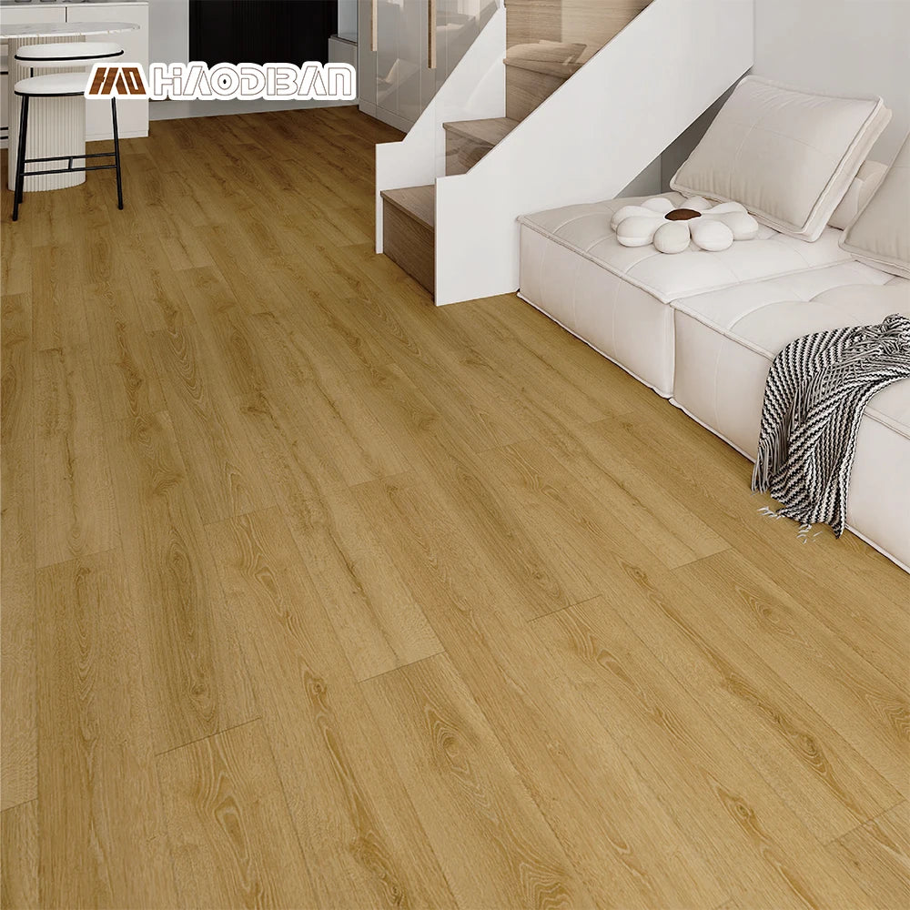 Floorscore Certificate Pavimento in SPC UV Coated Scratch Resistant SPC Vinyl 4mm Floor in Guangzhou