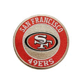 Factory Custom Embroidery Football San Francisco 49ers 3" Round Iron on Embroidered Patch