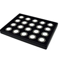 Factory Wholesale Double Flannel Rectangle Jewelry Box for Storing Black White Diamond and Gem Stones Precious Pieces