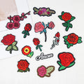Embroidery Fashion Sunflowers Rose Flower Plum Blossom Garment Patch Clothing Jeans Hat Shoes Use Clothing Accessories Patches