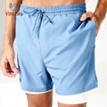 Manufacturer Custom Men Gym Shorts 7 Inch Breathable Sport Mens Physique Shorts