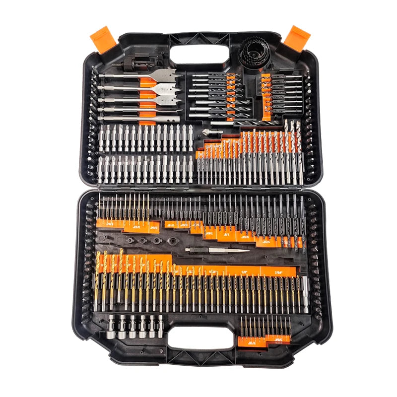 246 Pcs Multifunctional Power Tool Accessories Drill Bit Combination Set Bits Tool Box