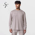 Custom Oversized Durable Training Apparel Lightweight Performance Fabric Sweat-wicking and Reflective logo Details Men's T-shirt