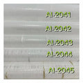 Window White Sheer Curtain Fabrics Plain Stripe Voile Drapes for Hotel Rooms