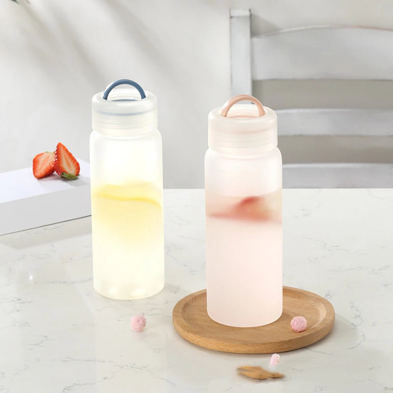 Pure Gym New Business Smoothie 420ml Hot Seller Glass Bottles Handle Eco-Friendly High Borosilicate Insulated Dishwasher Safe
