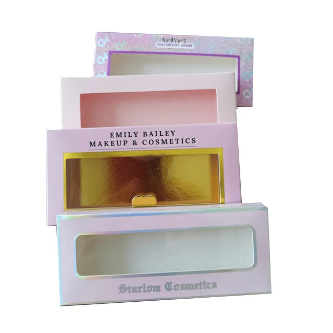 Wholesale Fake Lashes Vendor Eye Lashes Cases Customize logo Your Own Eyelash Packing Box