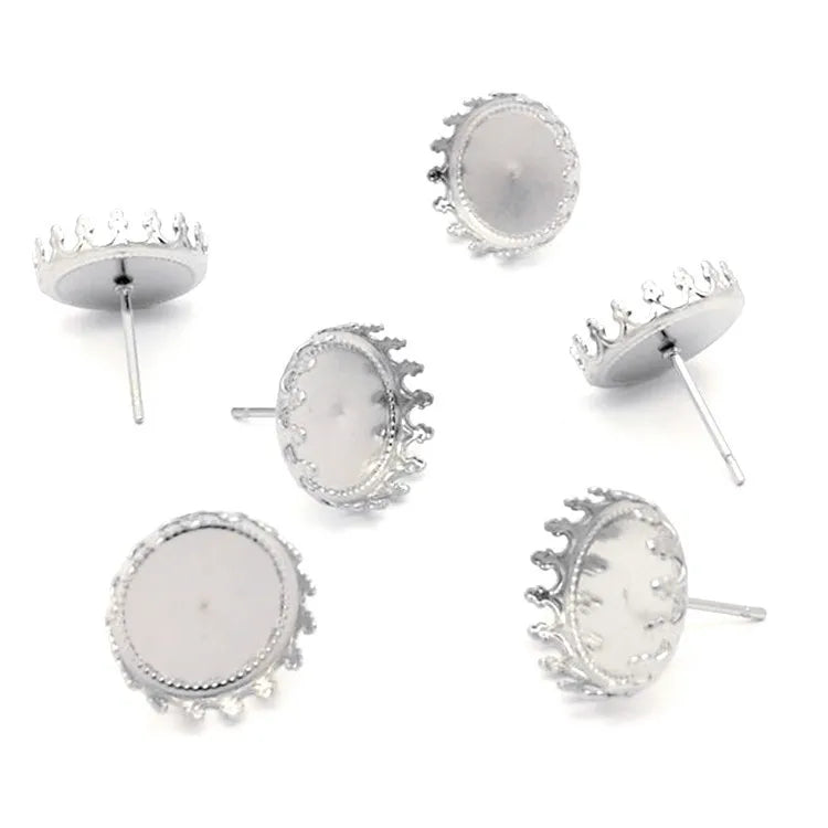 Factory Price Jewelry Findings & Components Stainless Steel Accessory Making Hook Earring Base Round Earring Jewelry Findings