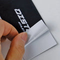 Custom Logo Printed Adhesive Paper Black Sticker Hang Tag for Clothing Shoes & Clothing Ocean Shipping