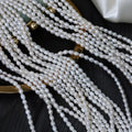 wholesale 3.5-4mm natural fresh water pearl rice shaped pearl loose bead DIY jewelry material