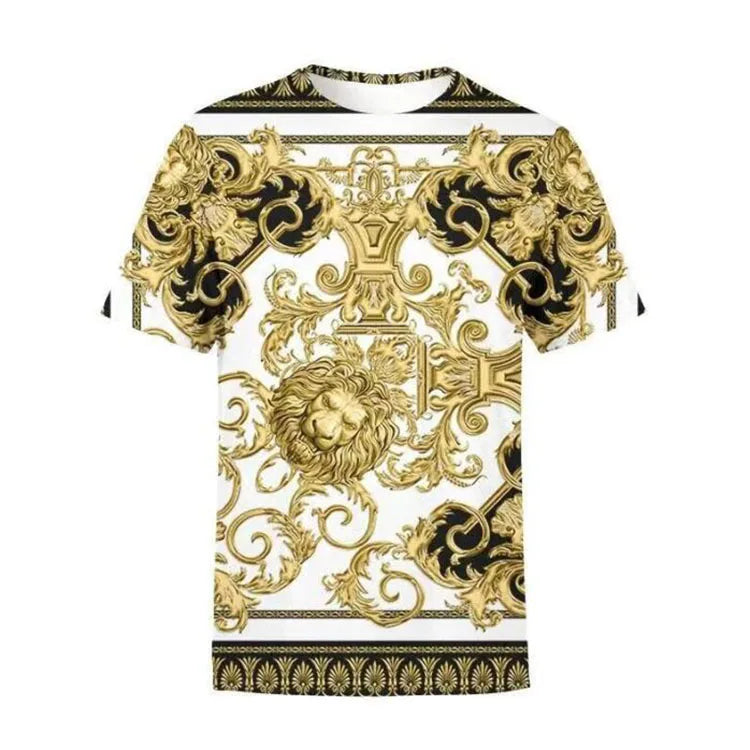 New 3D Printed Men T Shirts Streetwear Summer Short Sleeves O-Neck Man T-shirts Harajuku Hip-Hop Pattern Print Tee Top