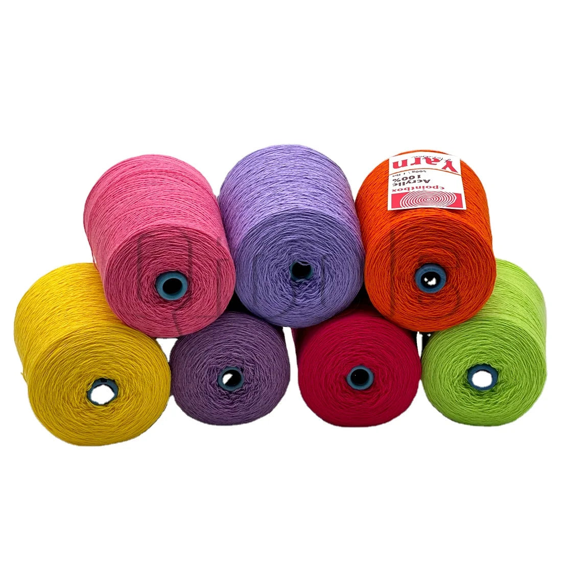 Original Factory Custom Logo 80 Colors Core Spun Yarn Lightweight Warp Tufting Yarn for Upholstery and Knitting