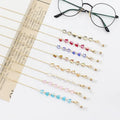 Fashion Jewelry Crystal Masking Chain Eyeglasses Holder Chain Shiny Glass Glasses Chain Cord Glasses Strap Eye Glasses Cord