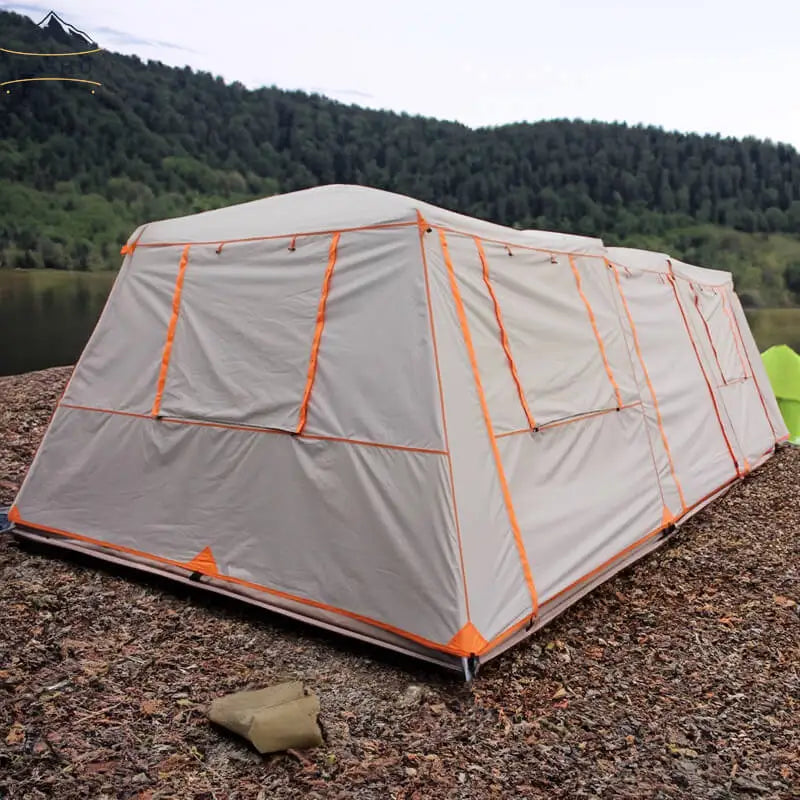 Warehouse 4 Bedroom Portable Foldable Ultlight Tents Double Person Single Door Automatic Hydraulic Camping Tent