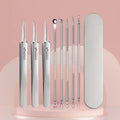 Wholesale Blackhead Acne Needle Kit Professional Blackhead Remover Tweezers Pimple Remover Needle Facial Skin Care Tool Set