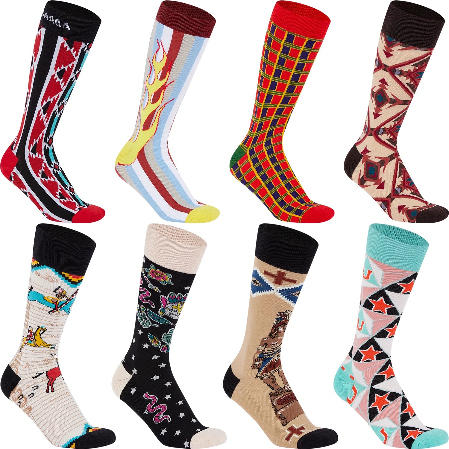 Top Quality Wholesale Bulk Woman Fashion Unisex 100% Cotton Pattern Women Crew Socks