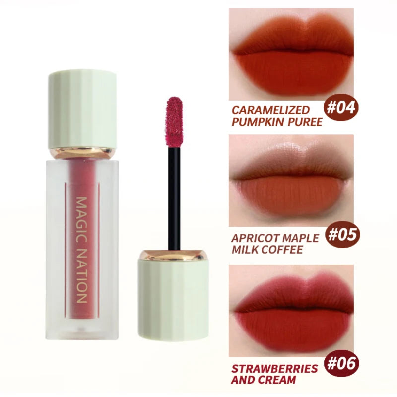 Korean Fashion Trend Supplier Lip Gloss Wholesale Bulk Custom Lip Glaze Matte Waterproof Moisturize Makeup Maquillaje Por Mayor