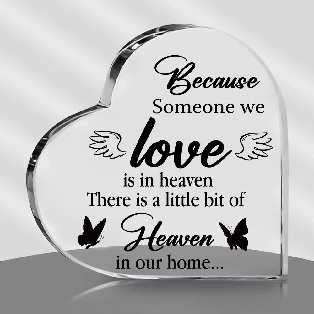OEM ODM Factory Supply Acrylic Sign Heart Shape LOVE Valentine's Day Gift Acrylic Desktop Display