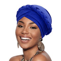 Wholesale Custom Women Headwraps With Braid Easy to Wear Polyester Fashion Design Turban