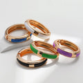 DHJ60589 New Design European and American Gold Plated Alloy Bangle Women Enamel Bangle