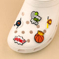 Bestseller Custom Sports Design 3D/2D Rubber Shoe Charms Unisex Kids Sneakers Decorations ODM Personalized Sports Clogs