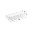 Acrylic Freezer Refrigerator Fridge Organizer Kitchen Box Storage Airtight Food Storage Container Bin Set Lid Rectangle PET
