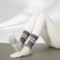 Popular New Style High Tube  Custom Size Color logo Cotton Yoga Socks Anti slip Profession Pilates Socks for Young Women Girls