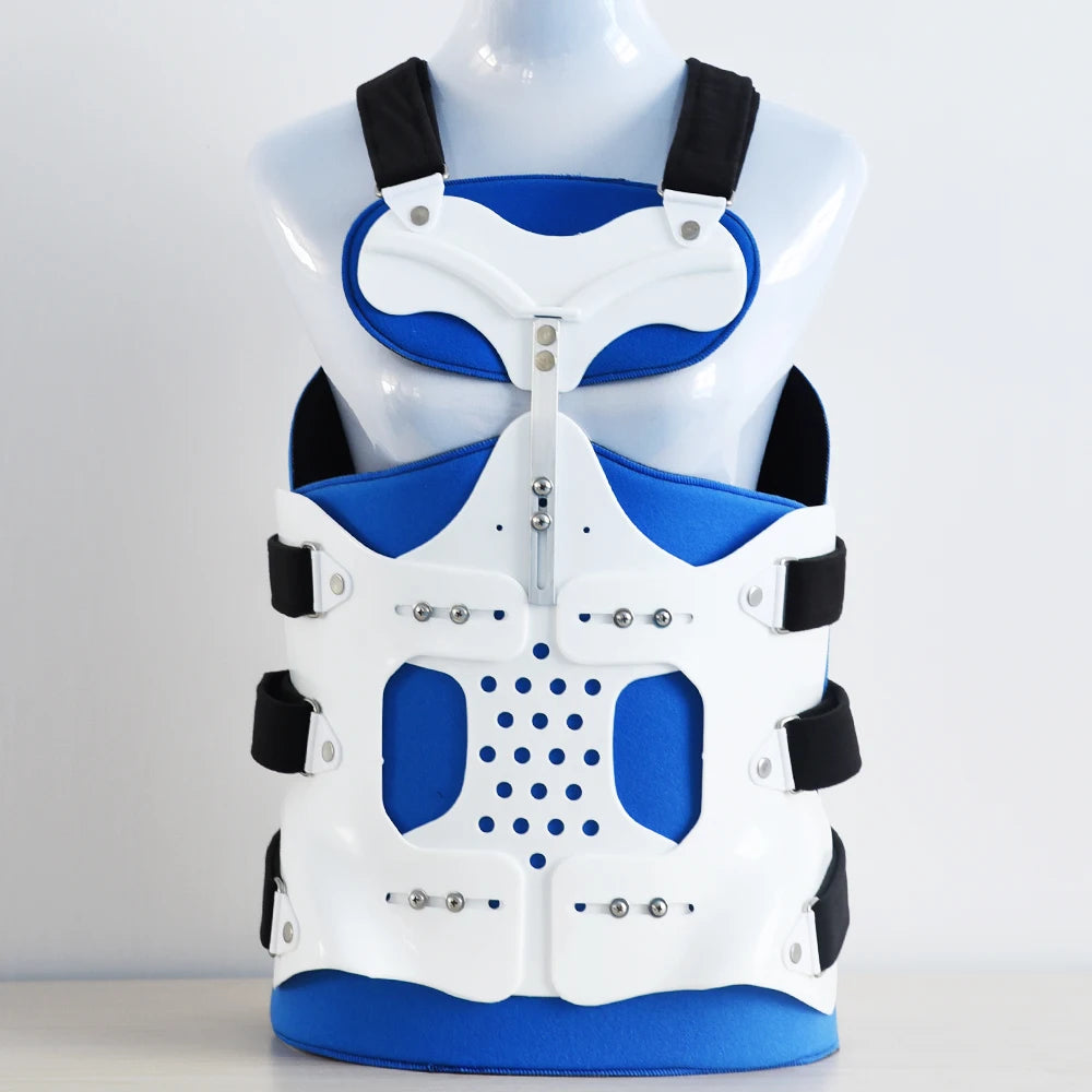 Lumbar Spine OrthosisAdjustable Cervical Thoracic Orthosis Lumbar Support Collar Vertebra Neck Brace Support Adjustable Tractio