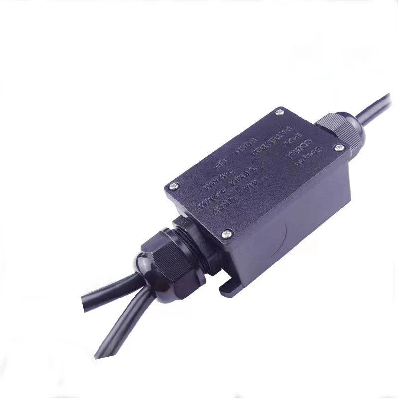 CDE101-3Y Ip68 3 Way Waterproof Outdoor Electrical Plastic Abs Screw Cable Waterproof Junction Box