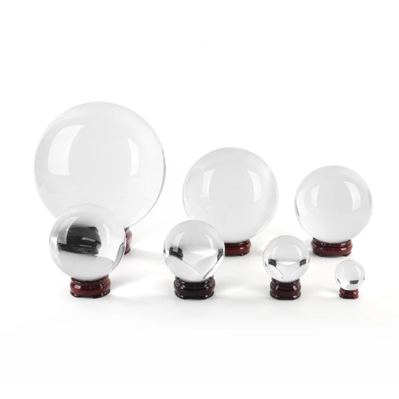 K9 Crystal Ball for Sale Crystal Glass Sphere Decorative Solid Glass Ball for Home Decorations