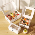 Custom Size/logo Transparent Cake Boxes Packaging