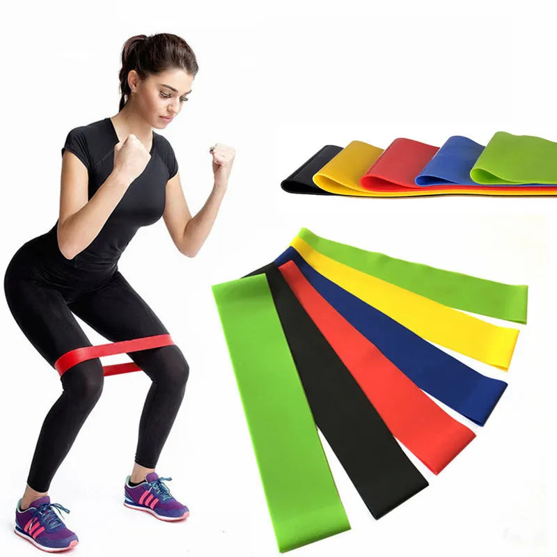 China Factory Fitness Bands Logo Resistance Loop Workout Rubber Band Resistence Bands Tubes Latex