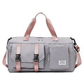 High Capacity Waterproof Sports Fitness Bag for Men Women Custom Dry Wet Separation Pocket with Zipper Closure Fashion Style