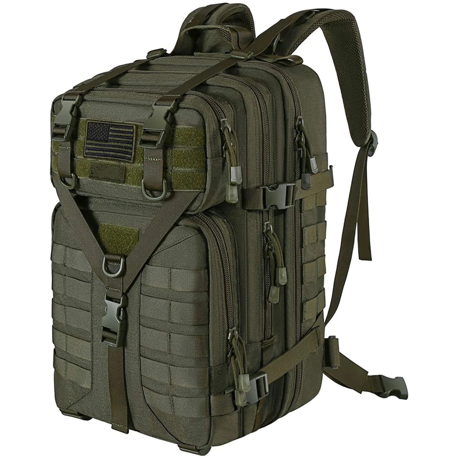 New Design 50L Outdoor Large Capacity Hiking Backpack Waterproof Oxford Durable Tactical Bag