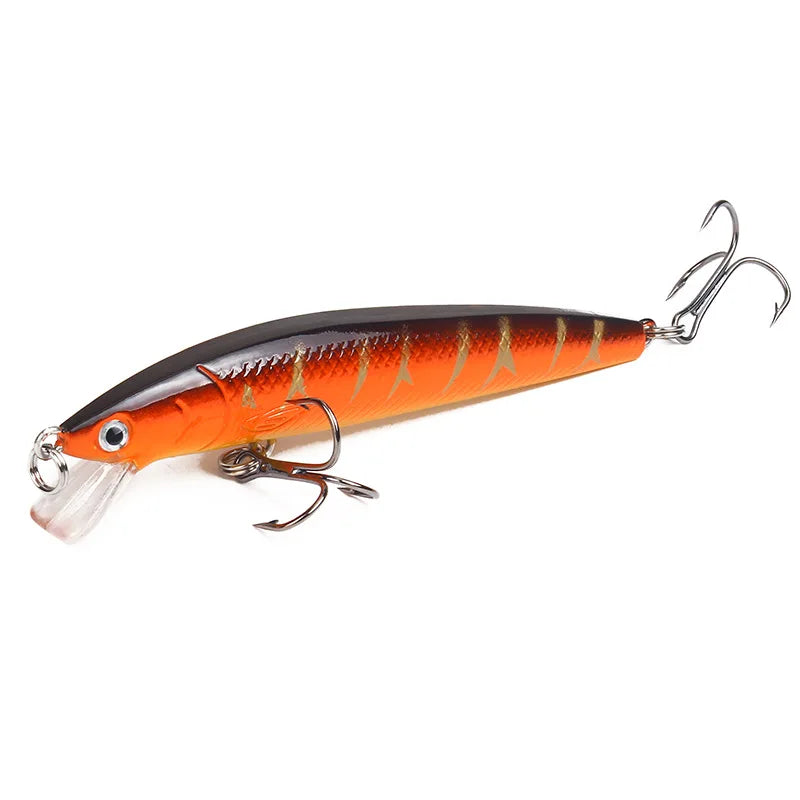 3D Artificial Eye Hard Fishing Lure Kit 100mm 9g Plastic Crankbait Tackle Jerkbait Bass Jigging for Marlin River Lake Stream