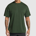 280 Gsm Customizable Boxy Drop Shoulder T shirt 100% Cotton Oversized Cropped Fit Heavyweight Crewneck Streetwear T shirt