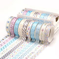 Decorative Washi Tape Set  DIY Craft Washi Tape Glitter Washi Tapes Set