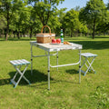 Aluminum Folding Outdoor Table and Chair Set Living Room and Hotel Furniture for Dining and Events