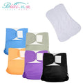 Factory Direct 50-90kg Adult Models Tape Washable Reusable Waterproof  Elderly Incontinence Cloth Diapers Nappy With 2 Inserts