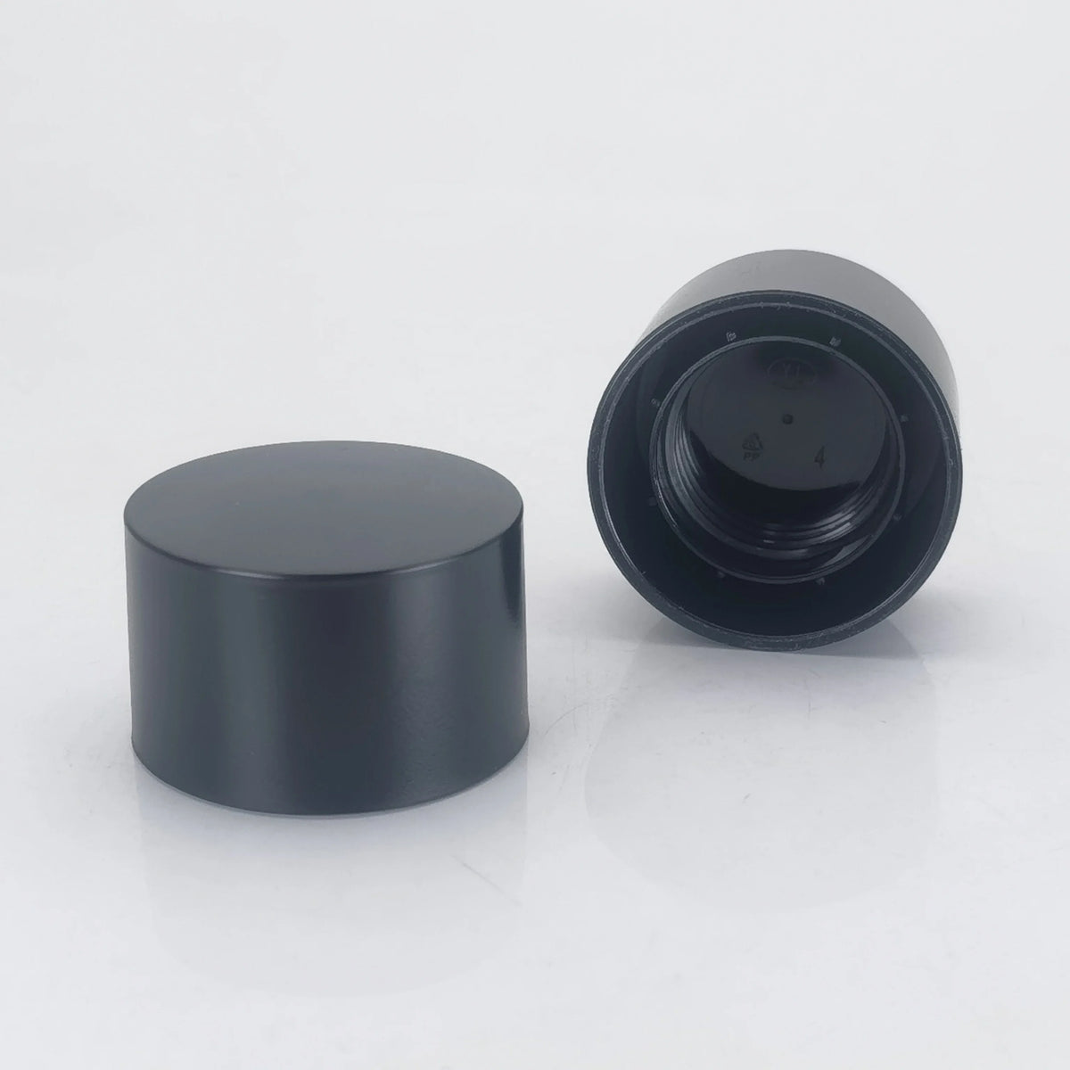 ABS Material Double Wall Screw Lid 24-410 Matte Surface Luxury Cosmetics Bottle Cap