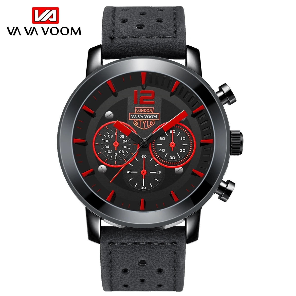 Hot Selling Men's Fashion Hand Watch New Design High Quality 3ATM Water-Resistant Stainless Steel Leather Business Use