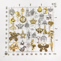 Wholesale 300pcs Tibetan Silver Combo Set Keychain Finding Diy Pendant Charm Jewelry Accessories