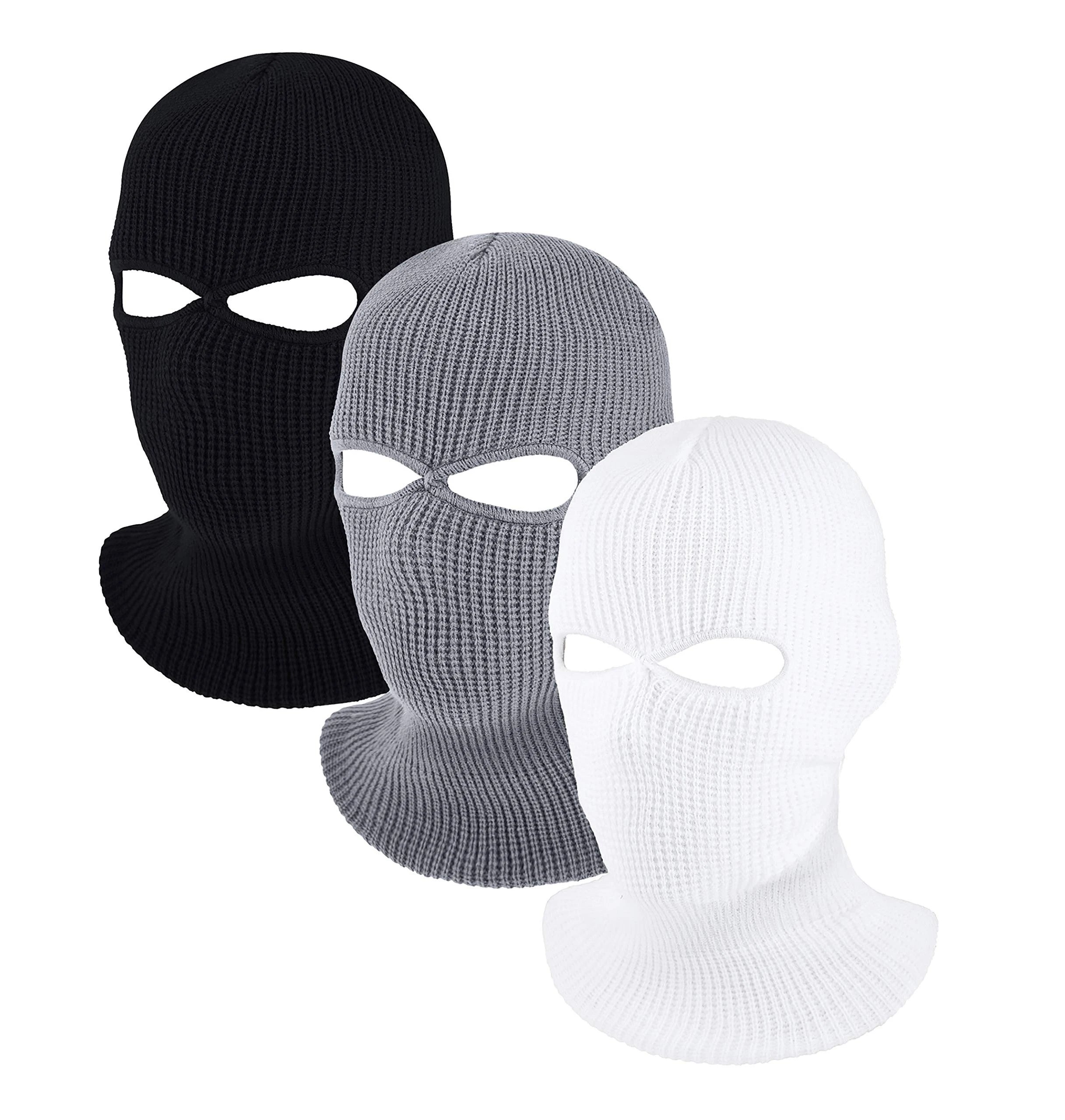 Bulk Wholesale Adult Winter Sports Neck Warmer Balaclava Mask Knitted Wool Bandanas Keep Warm Outdoor Use