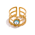 JINYOU 1589 New Designer Adjustable Finger Ring Stainless Steel Devil Eye Ring for Women