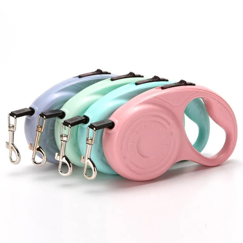 Retractable Dog Leash Automatic Telescopic Tractor Dog Tape Pet Tape Durable Convenient with Non-Slip Handle
