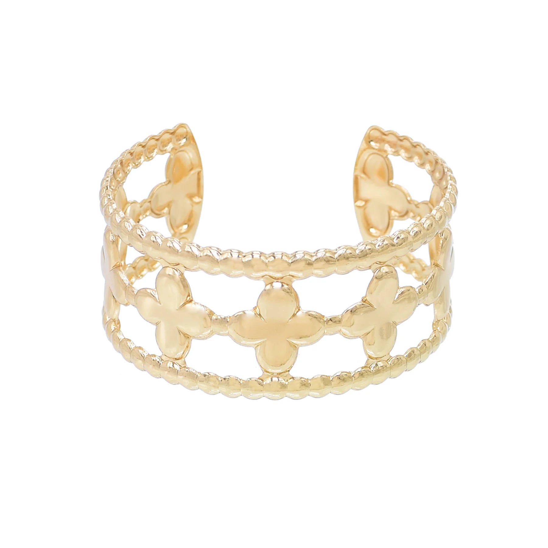 Flower Arm Bracelet Cuff Bangle Gold Silver Plated Cuff Bracelets Arm Bangle Bracelet Simple Adjustable Armband