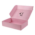 Lovely Shipping Mailer Box Mini Size Custom Printed Cute pink Packaging Paper Boxes